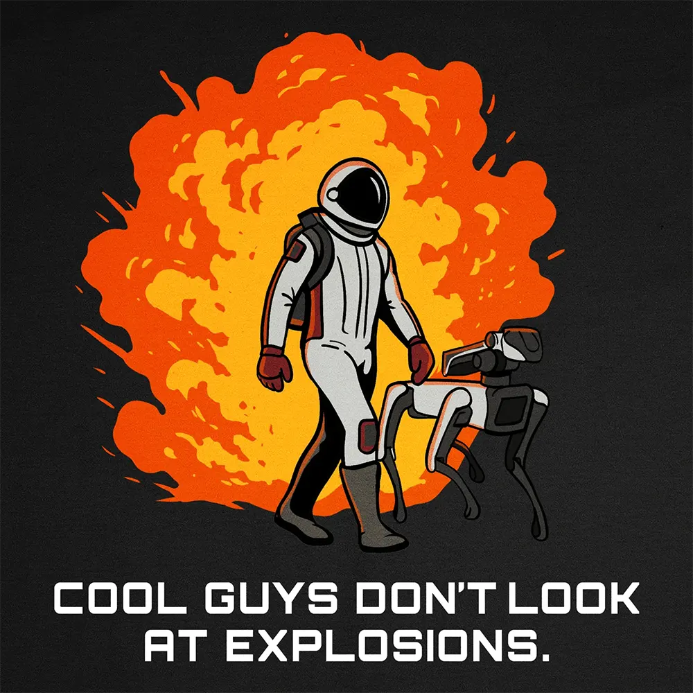 Bluza Kangurka Cool Guys Don't Look At Explosions - Image 5