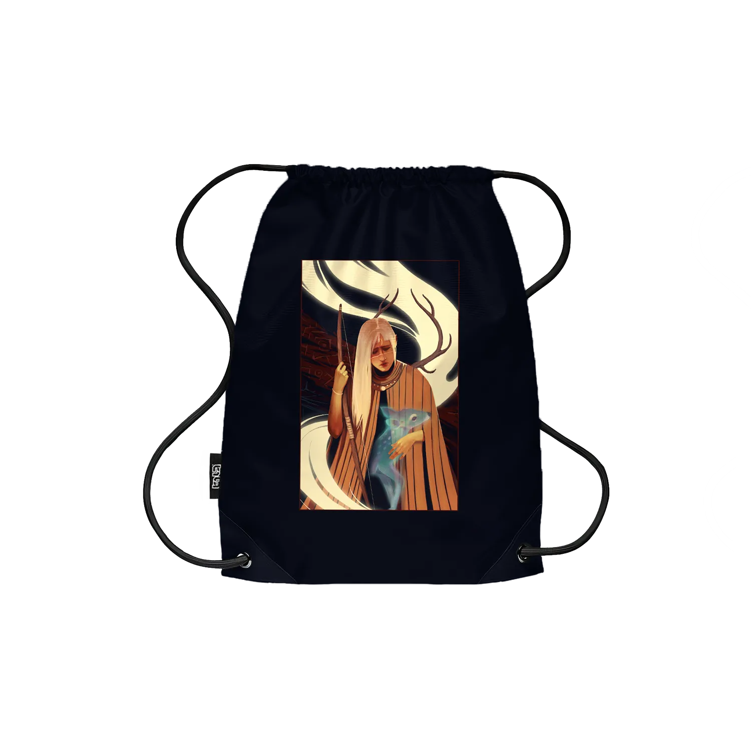 Death Howl Cover Drawstring Backpack