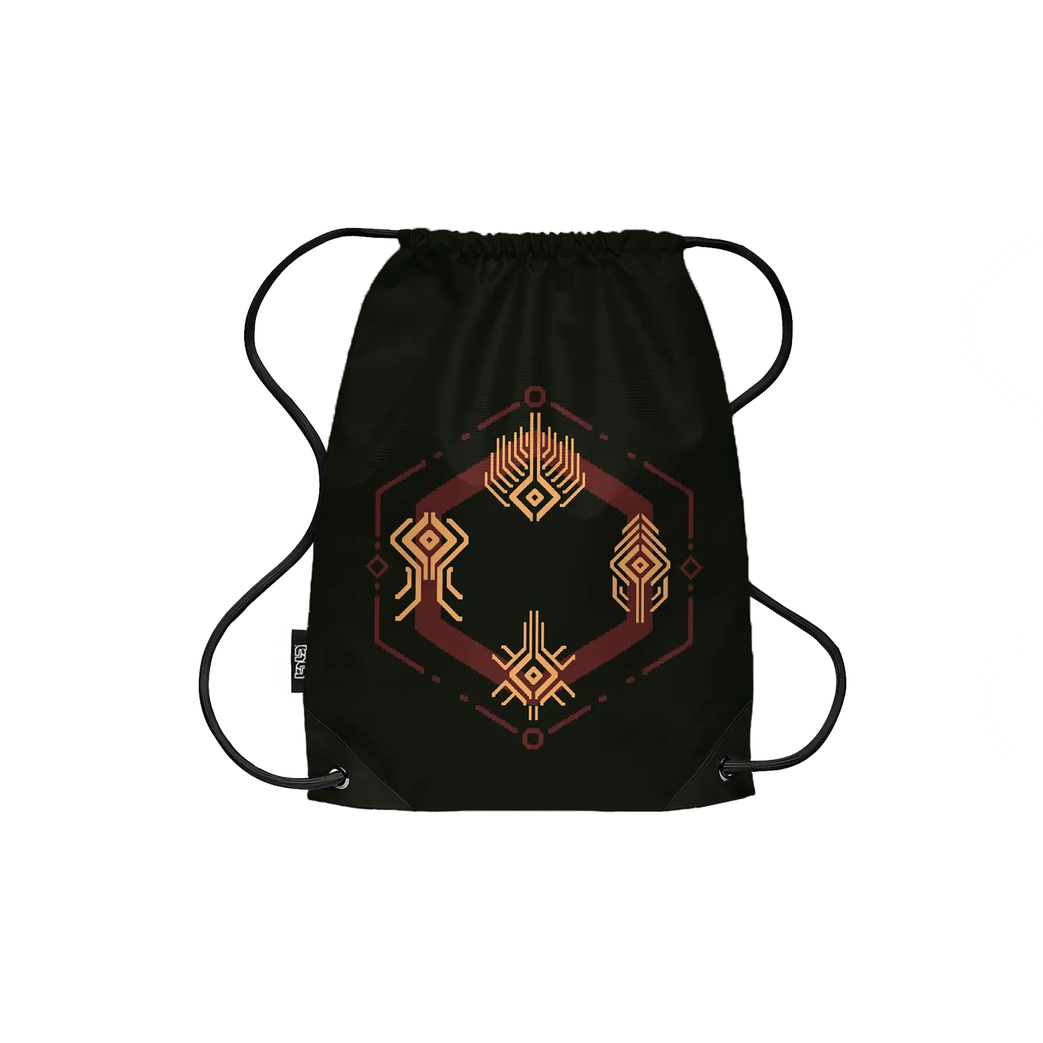 Death Howl Logo Drawstring Backpack