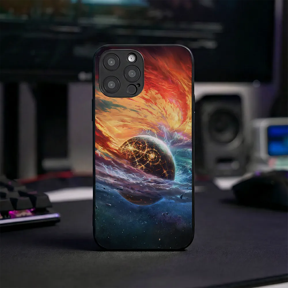 Etui szklane Cosmic Storms