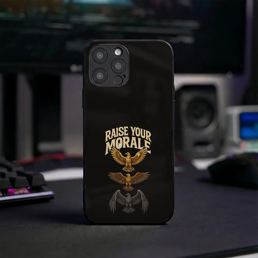 Etui szklane Raise Your Morale