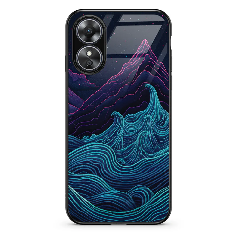 Etui szklane Retrowave Mountains - Image 100