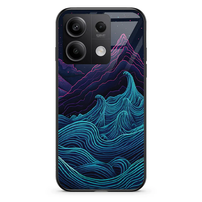 Etui szklane Retrowave Mountains - Image 115