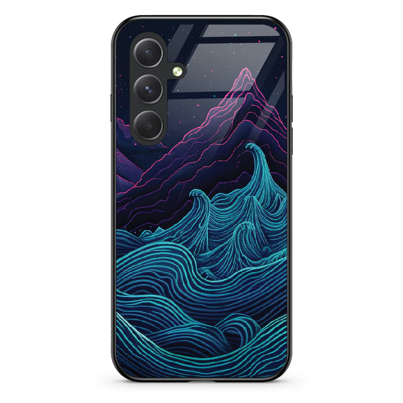 Etui szklane Retrowave Mountains - Image 124