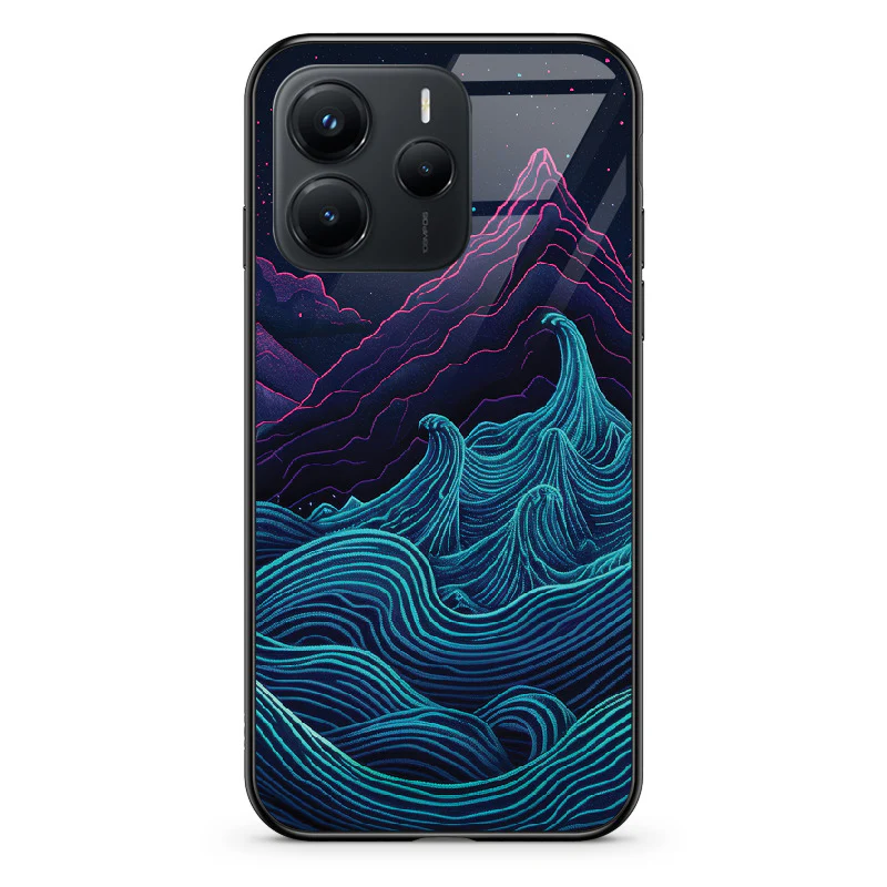 Etui szklane Retrowave Mountains - Image 127