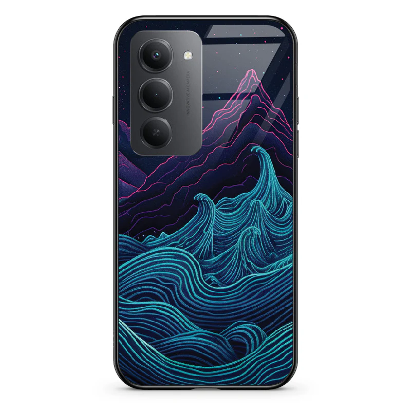 Etui szklane Retrowave Mountains - Image 137