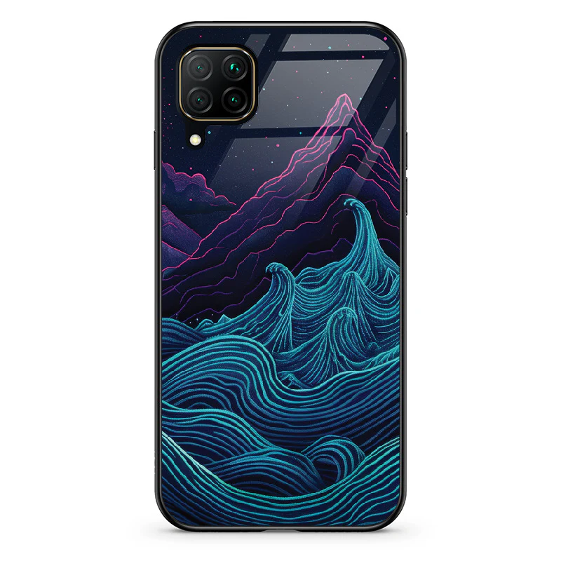 Etui szklane Retrowave Mountains - Image 33
