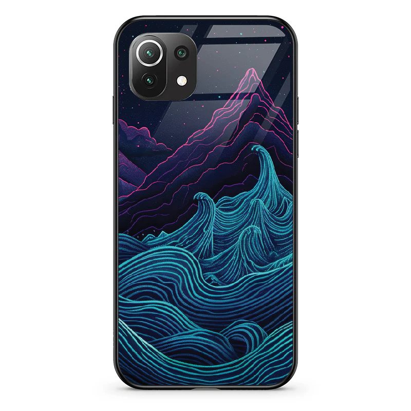 Etui szklane Retrowave Mountains - Image 40