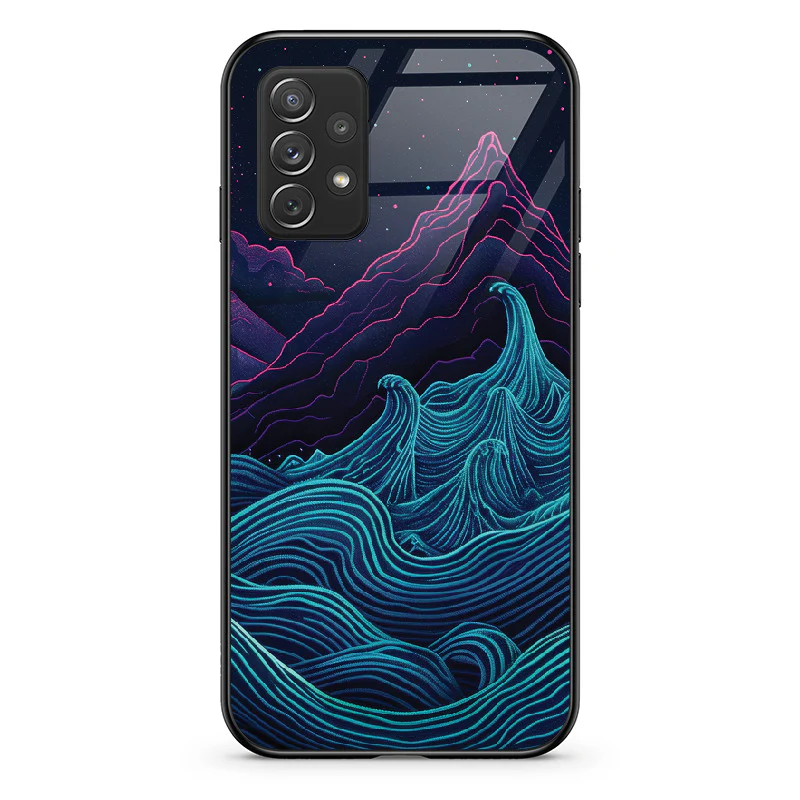Etui szklane Retrowave Mountains - Image 44
