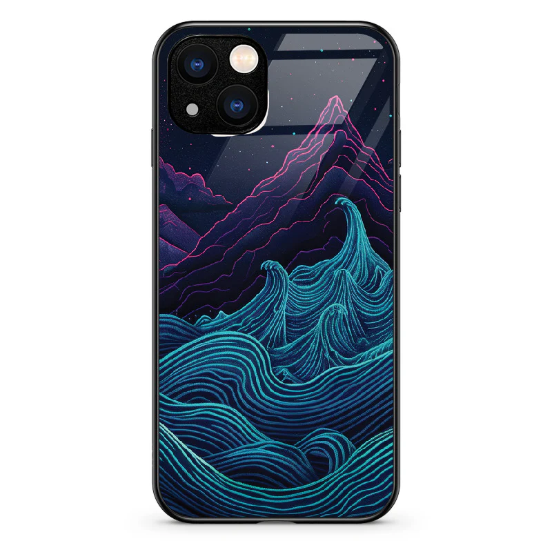 Etui szklane Retrowave Mountains - Image 52