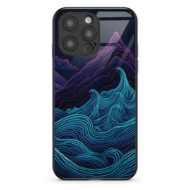 Etui szklane Retrowave Mountains - Image 72