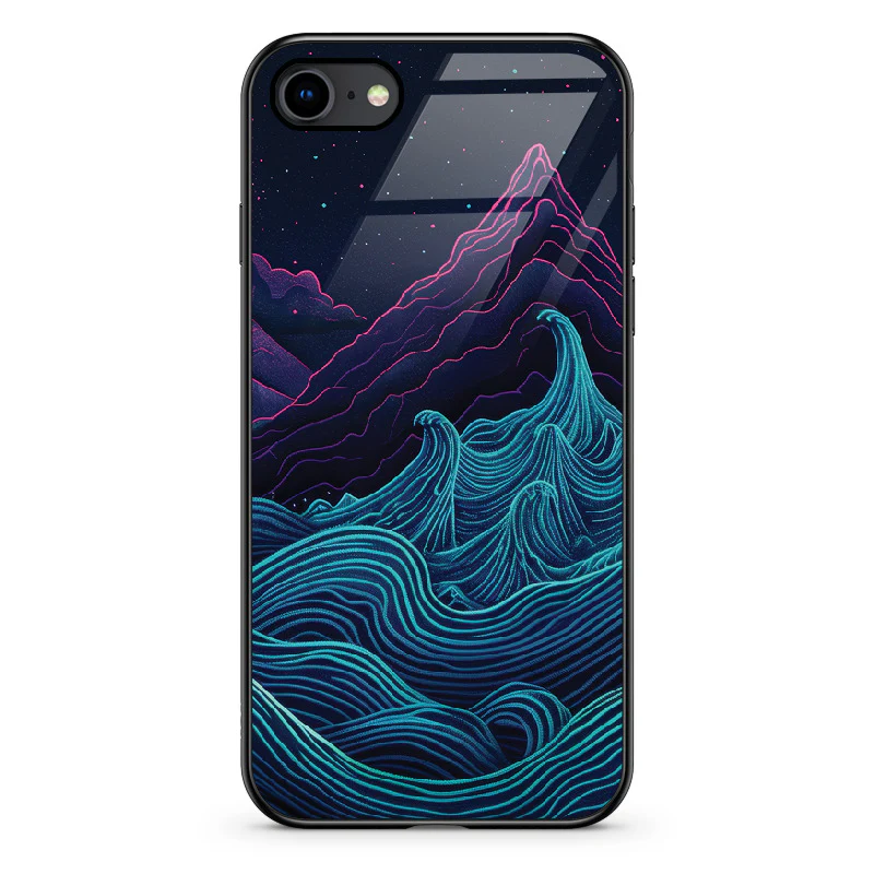 Etui szklane Retrowave Mountains - Image 74