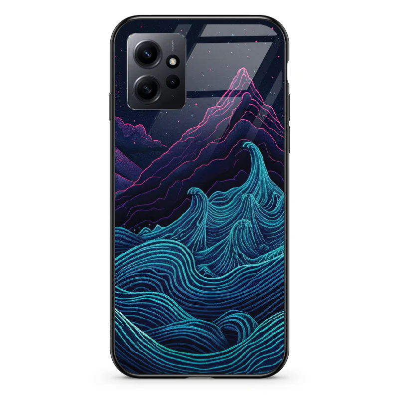 Etui szklane Retrowave Mountains - Image 75