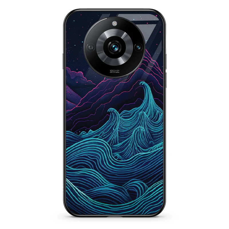 Etui szklane Retrowave Mountains - Image 86