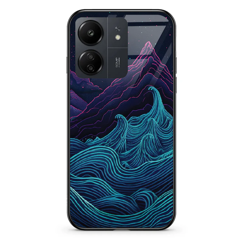 Etui szklane Retrowave Mountains - Image 90