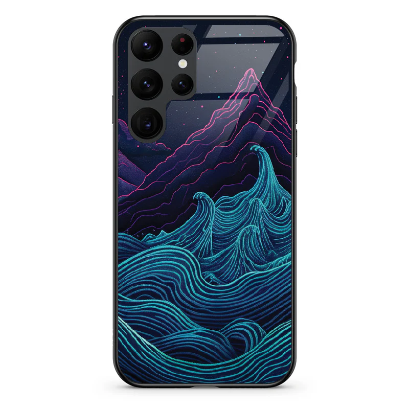 Etui szklane Retrowave Mountains - Image 95