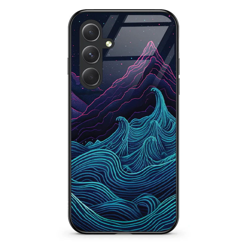 Etui szklane Retrowave Mountains - Image 98