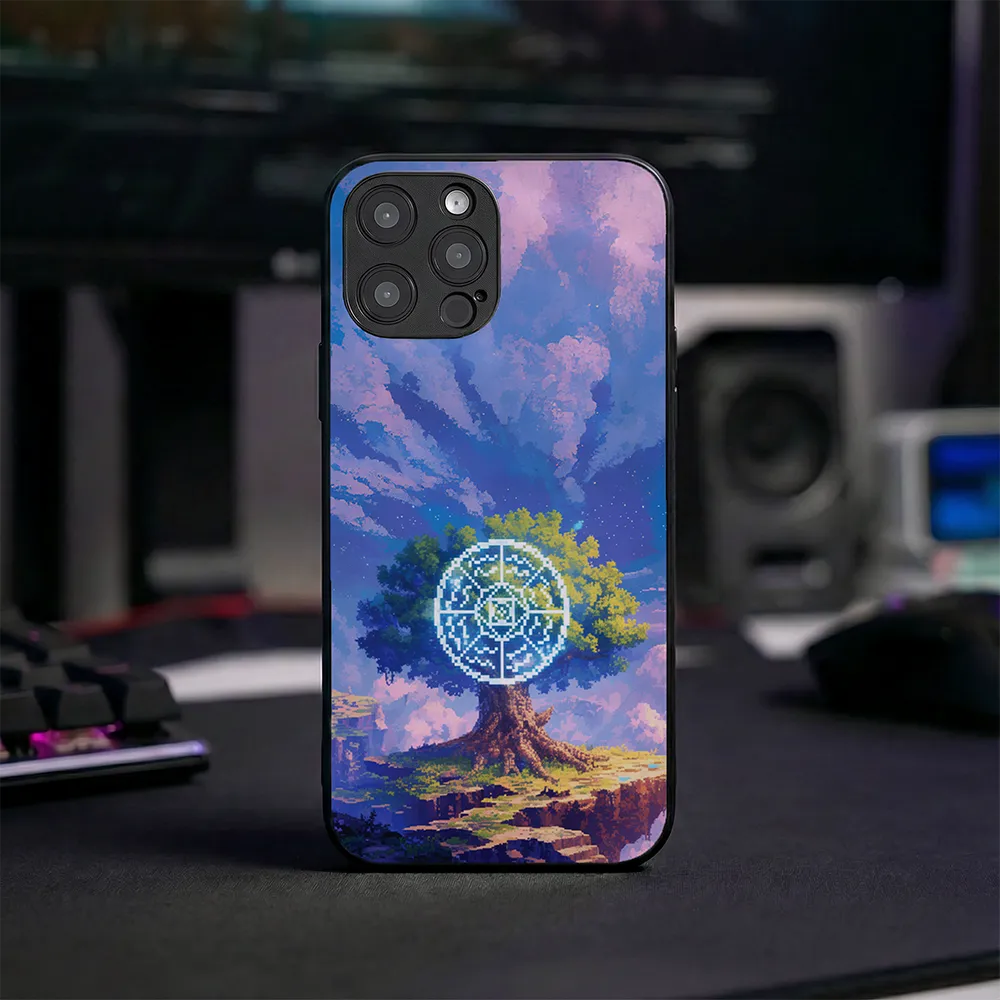 Etui szklane Runiczne Drzewo