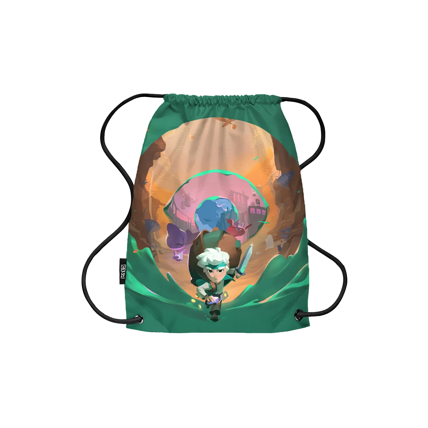 Moonlighter 2 The Endless Vault Drawstring Backpack
