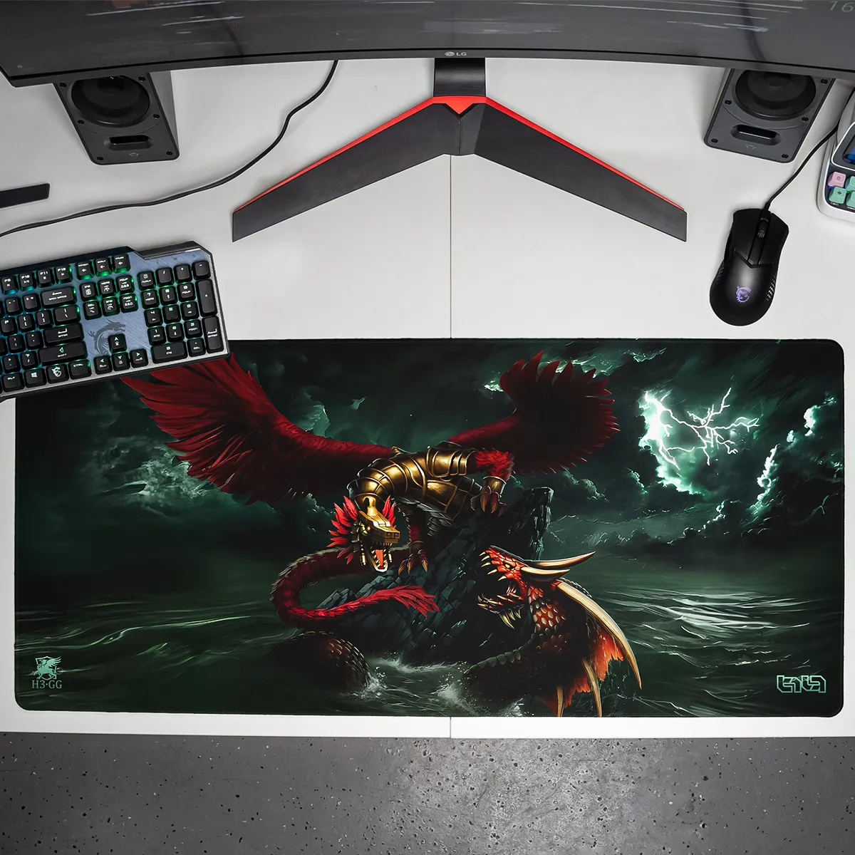 Podkładka pod Mysz Coatl vs Haspid - Image 7