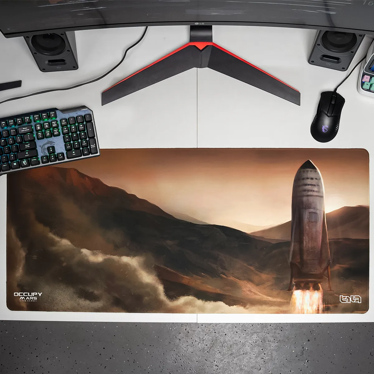 Podkładka pod Mysz Colonization Ship Landing - Image 7