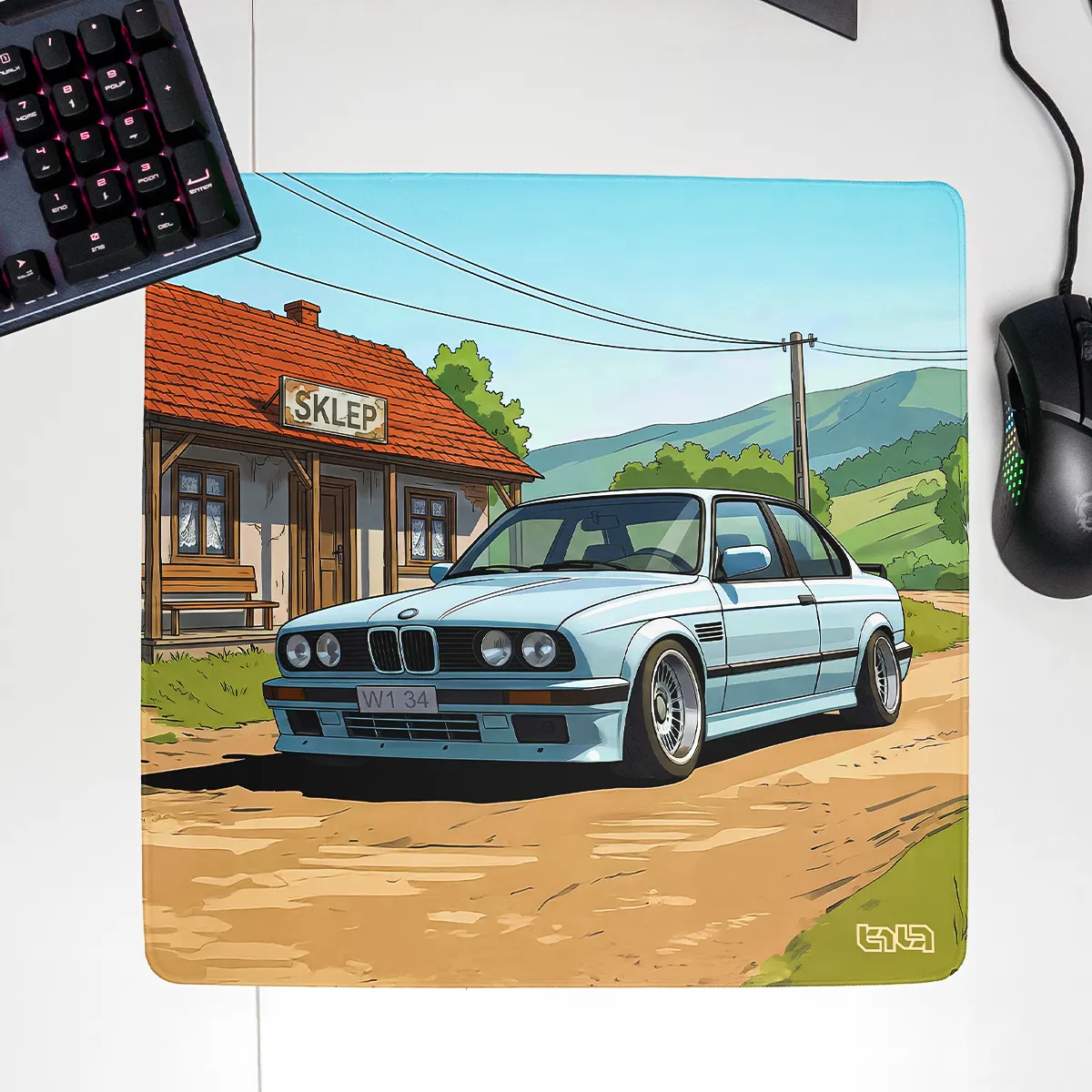 Podkładka pod Mysz Drifterzy na Wsi - Image 21