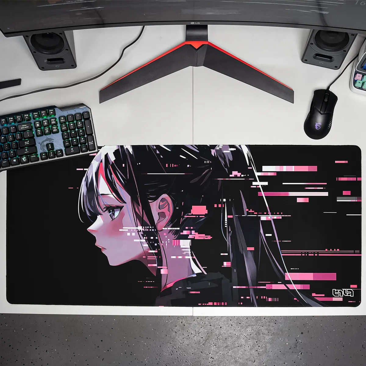 Podkładka pod Mysz Glitched Yuki - Image 7