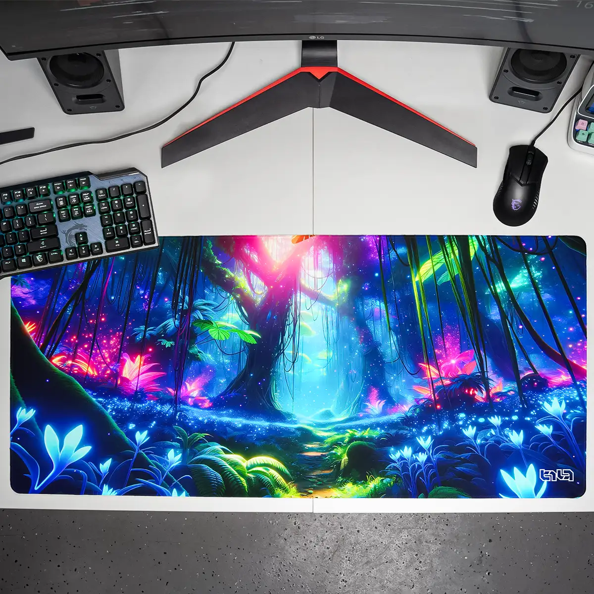 Podkładka pod Mysz Kosmiczny Las - Image 7