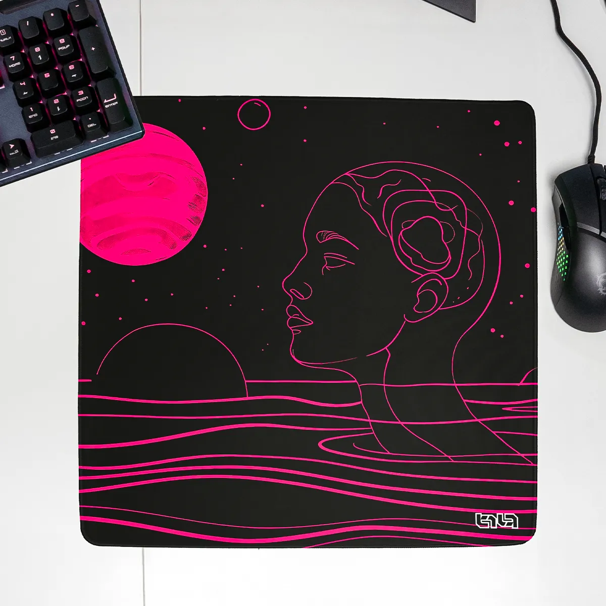 Podkładka pod Mysz Pink Line - Image 21