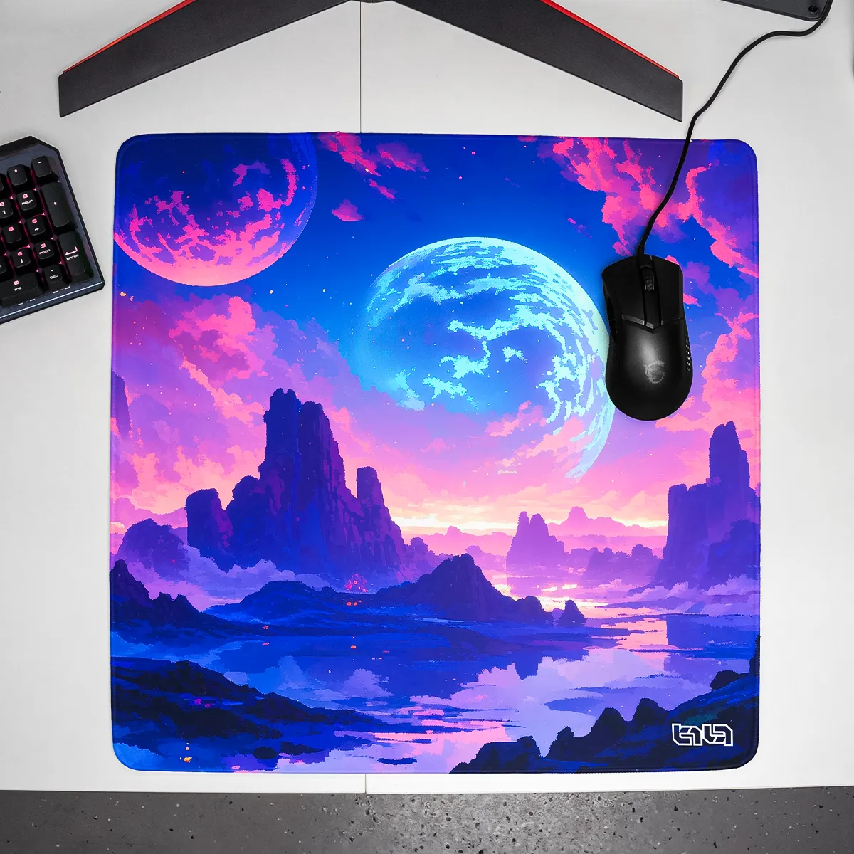Podkładka pod Mysz Planeta Neonu - Image 20