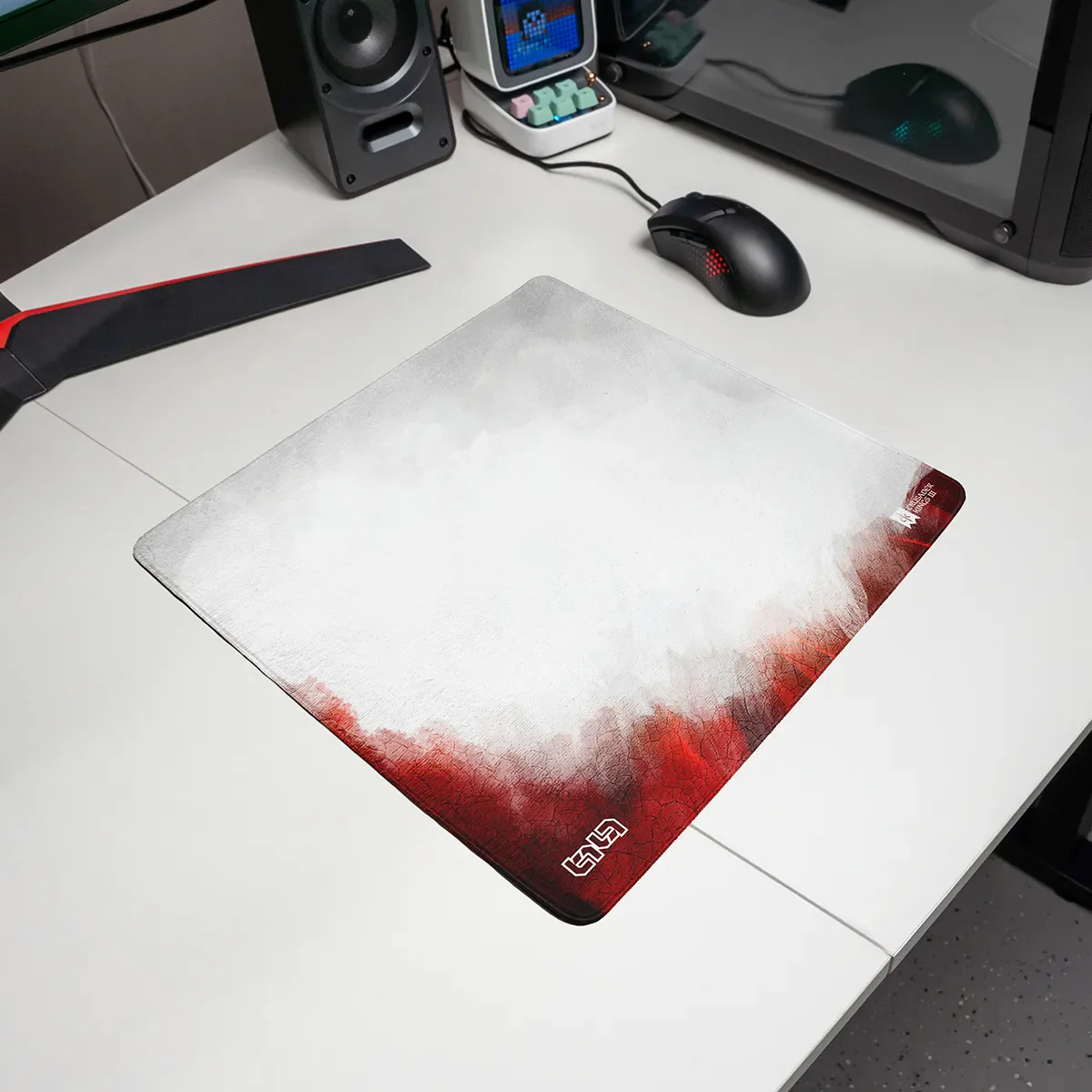 Podkładka pod Mysz Red & White Banner - Image 23