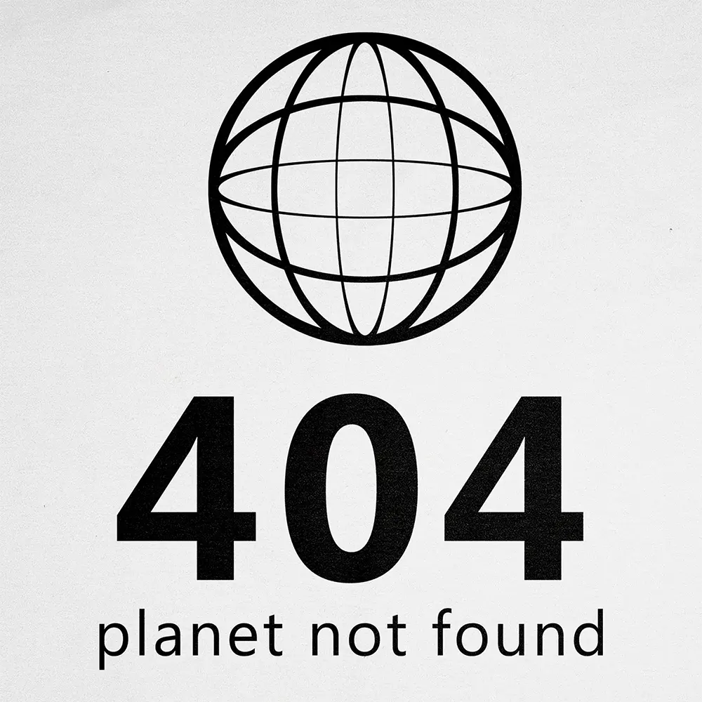 T-shirt 404 planet not found - Image 9