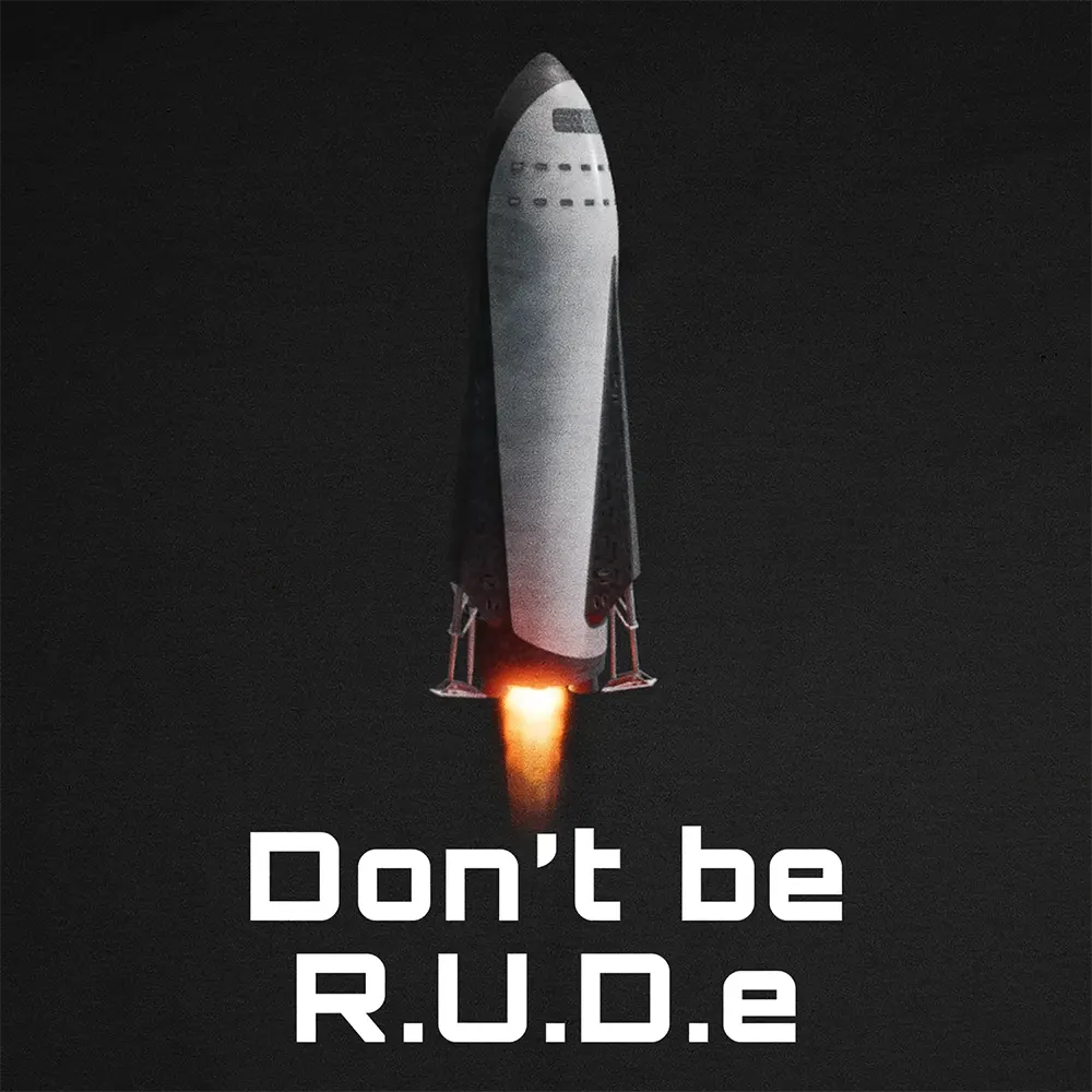 T-shirt Don't Be R.U.D.e - Image 2