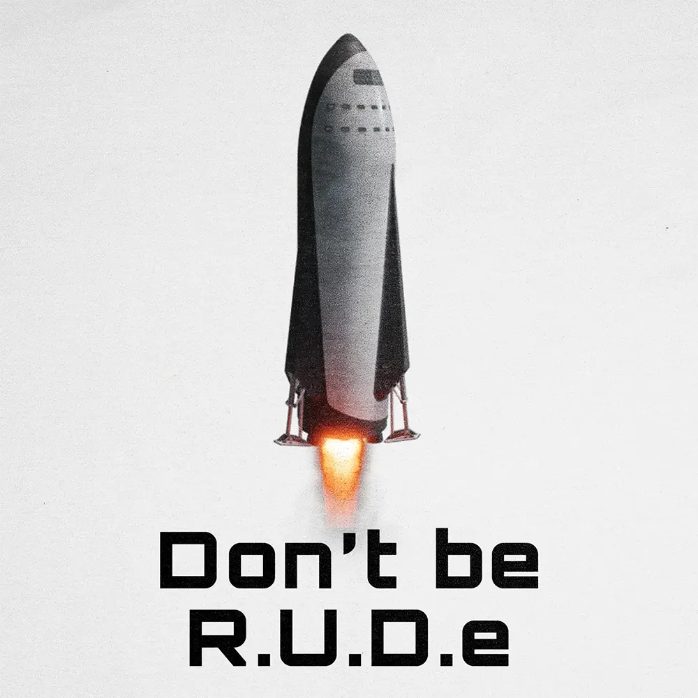 T-shirt Don't Be R.U.D.e - Image 9