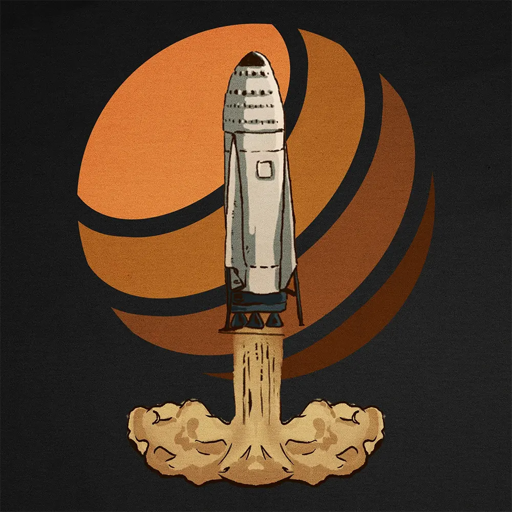 T-shirt Landing on Mars - Image 2