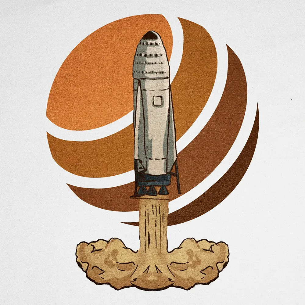 T-shirt Landing on Mars - Image 9