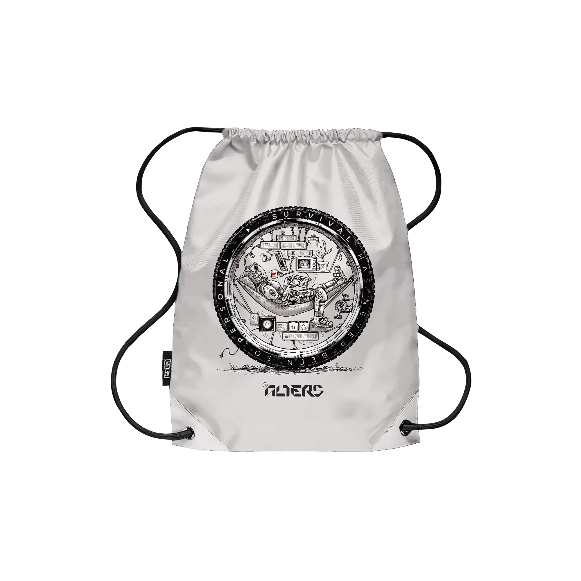 They See Me Rollin' Drawstring Backpack